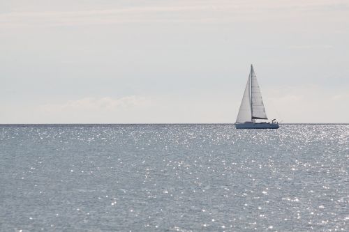 sailing boat sea sail