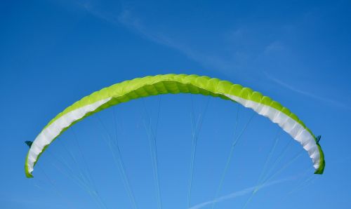sailing paragliding veil yellow green paraglider jody