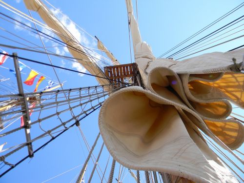 sailing ship the mast rigging