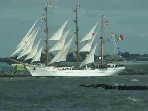 sailing ship river vessel