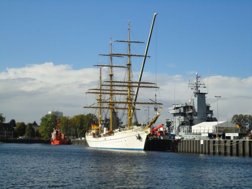 sailing vessel gorch fock training ship