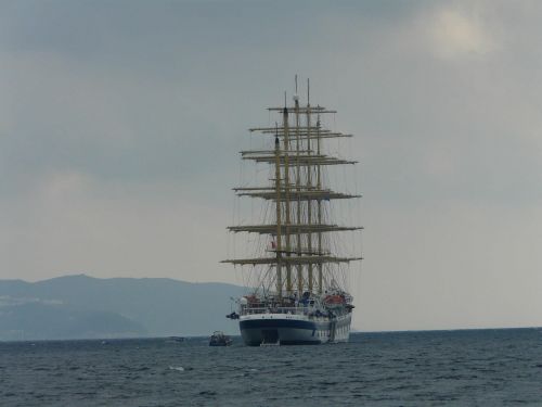 sailing vessel sea ship