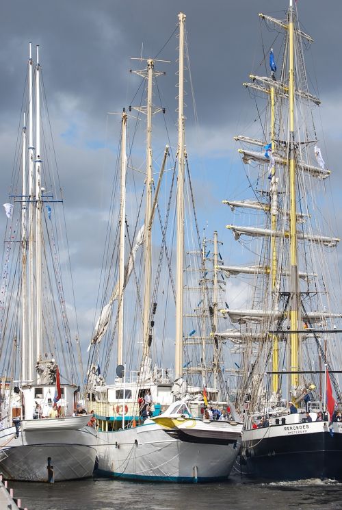 sailing vessel hanse sail rostock