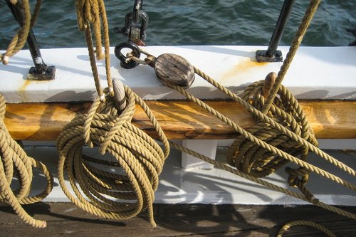 sailing vessel  rope  dew