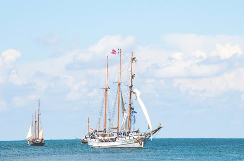 sailing vessel  baltic sea  ship