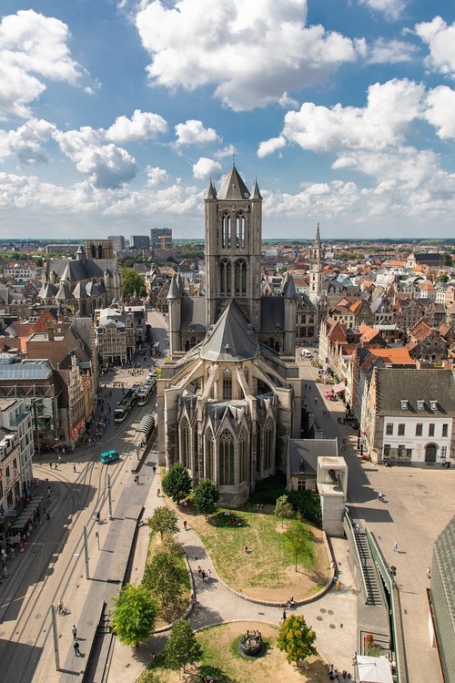 saint-nicolas church  ghent  belgium