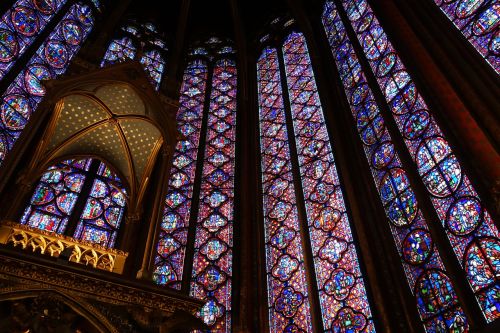 sainte chapelle paris stained glass