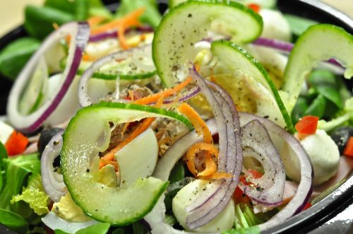 salad salad plate eat