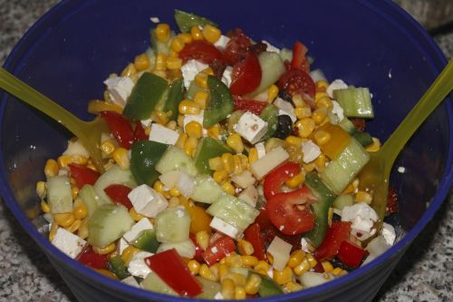 salad colorful healthy