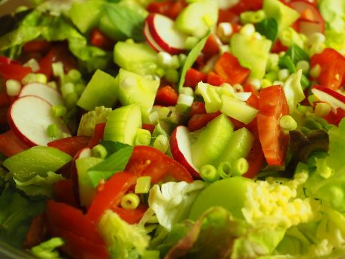 salad mixed salad cucumber