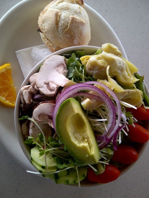 salad plate food