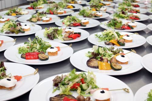 salads plate buffet