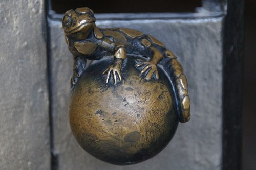 salamander  door knob  door