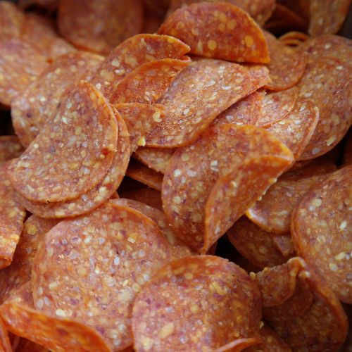 salami sausage slice