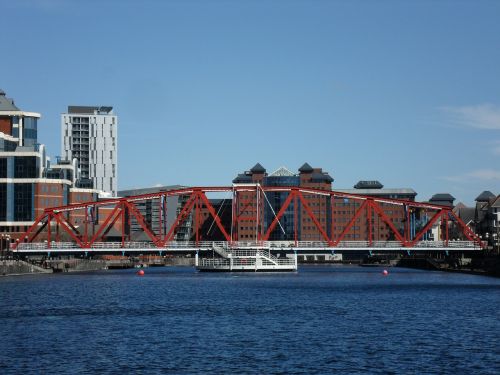 salford quays bridge dockland