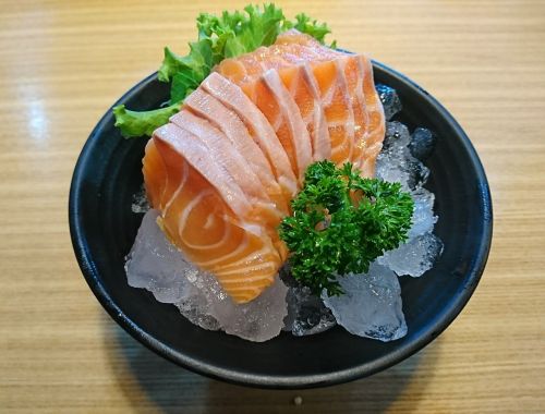 salmon sashimi fish
