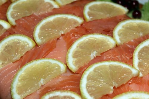 salmon lemon buffet
