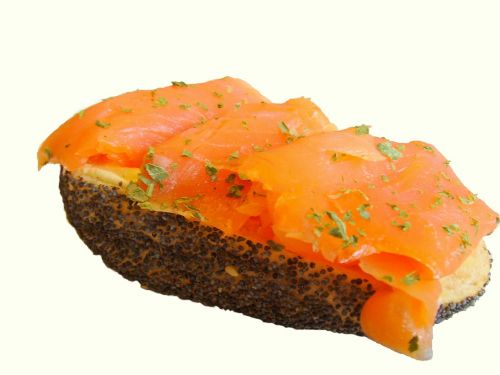 salmon sandwich smoked salmon sandwich