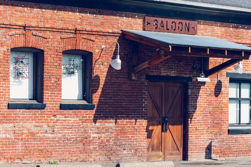 saloon  bar  entrance