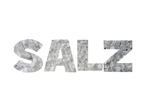 salt glitter font