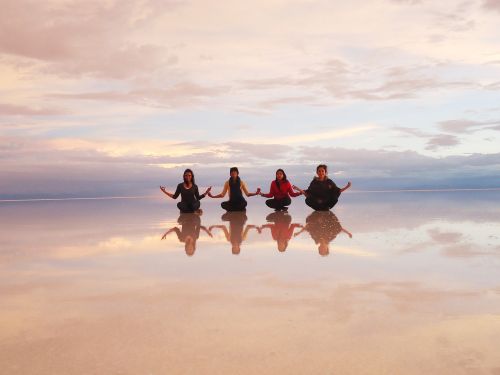 salt desert mirror bolivia