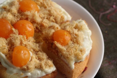 salted eggs cheese gato