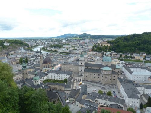 salzburg old town city