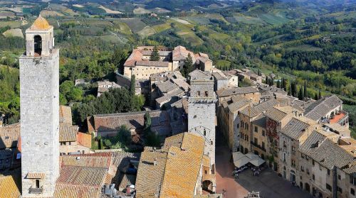 san gimignano medieval tuscany