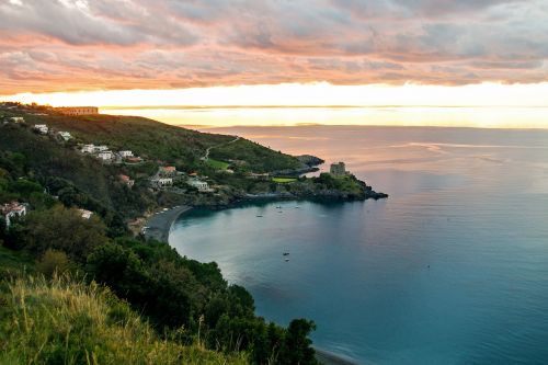 san nicola arcella sunset noon