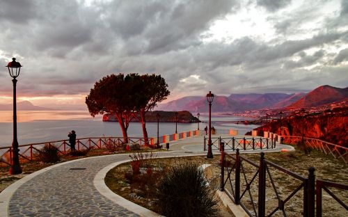 san nicola arcella praia a mare sunset