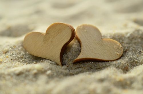 sand heart wood