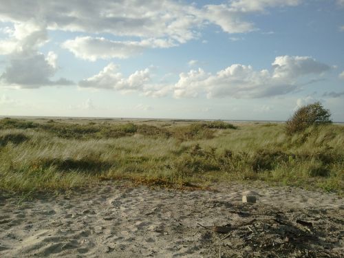 sand sky clouds