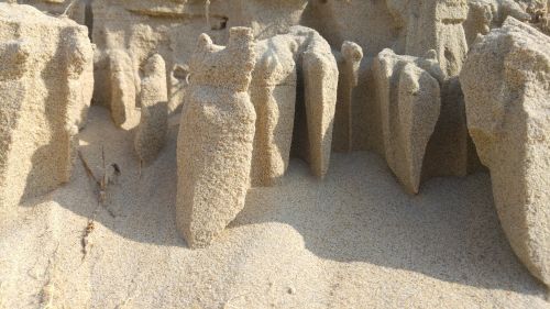 sand erosion sculpture