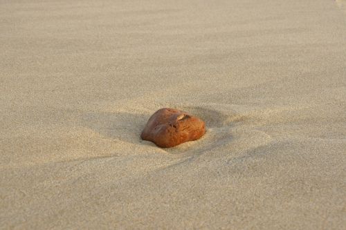 sand beach stone