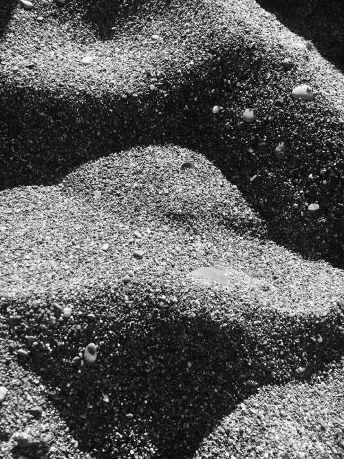 sand beach gravel