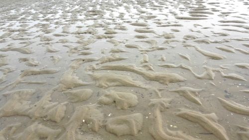 sand ocean tide