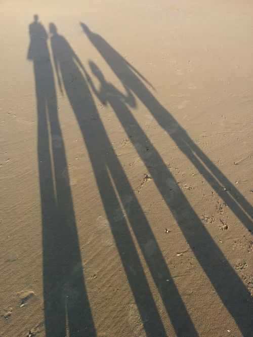 sand beach shadow