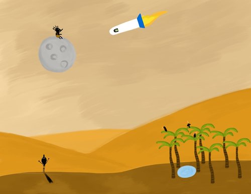 sand  sky  desert