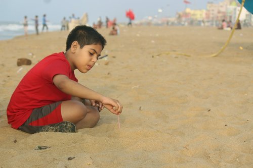 sand  play  beach