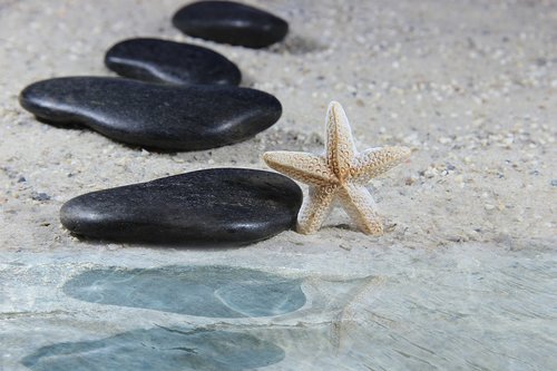 sand  beach  stones