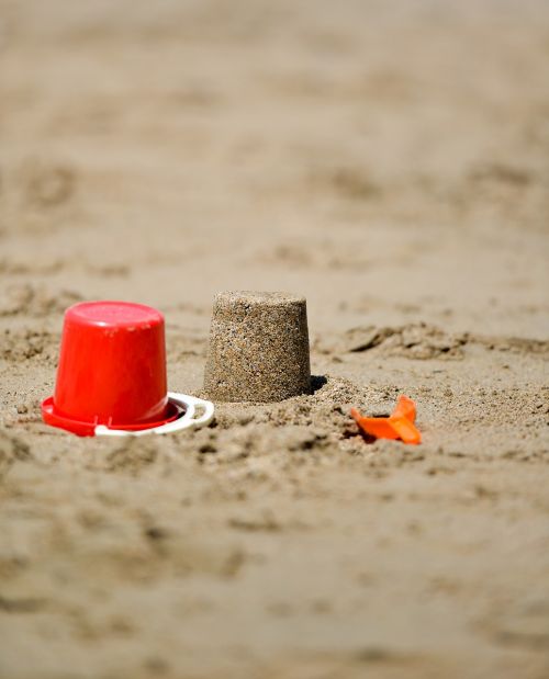 sand bucket beach