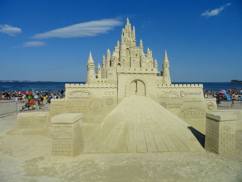 sand sculpture beach