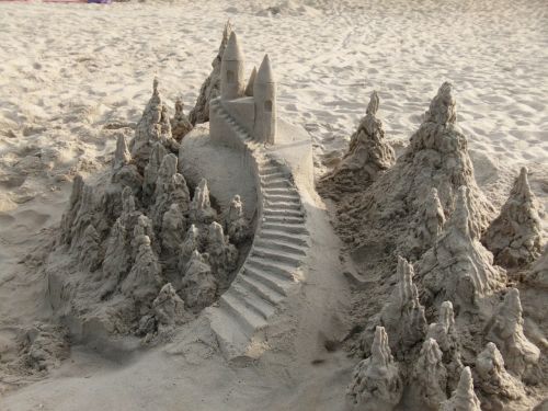 sand castle beach vacation