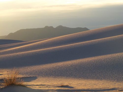sand dunes mountains sunrise
