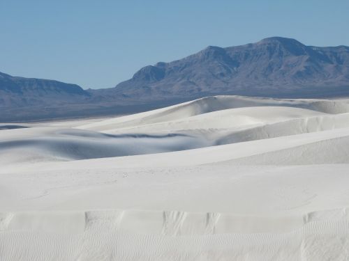 sand dunes white scenic