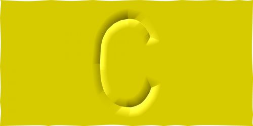 Sand Letter C