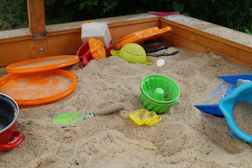 sand pit  sand  sand toys