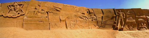 sand sculpture panoramic sand sculpture festival