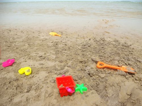Sand Toys On Beach