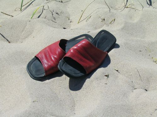 sandals beach sand